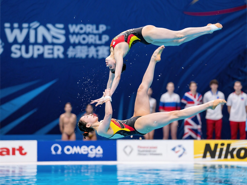 跳水世界杯超级决赛:女子双人10米跳台精彩集锦 不仅仅是中国队,在跳水世界杯超级决赛中,